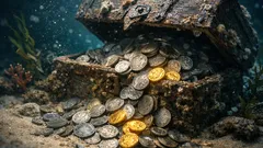 Hallan más de 1.000 monedas de plata de la Flota de 1715 frente a Florida