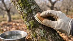 Musgo en el tronco de tus frutales: por qué aparece y cómo quitarlo sin dañar la corteza