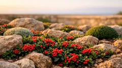 Plantar en otoño para un jardín perfecto en primavera: cotoneaster y alpinas de cojín