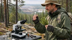 Encuentran nanopartículas de oro en agujas de abeto y apuntan a un papel clave de los microbios