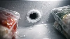 El agujero del congelador que evita charcos: cómo limpiar el desagüe y quitar la escarcha