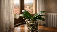 Tu orquídea no florece pero está sana: los 3 ajustes clave de luz, temperatura y riego