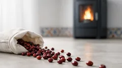 Huesos de cereza vs pellets: el truco para calentar la casa gastando menos este invierno