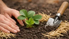 Plantar fresas en otoño: la fecha exacta y la profundidad que marca la diferencia
