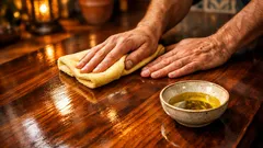 Cómo limpiar y dar brillo a la madera con vinagre blanco y aceite de oliva sin dejarla pringosa