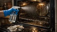 Cómo limpiar el horno con vinagre blanco en 15 minutos y sin olores fuertes