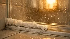 Cómo quitar el moho de la ducha con lejía y papel de cocina (sin frotar de más)