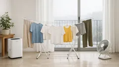 El truco del tendido en arco para secar la ropa dentro sin olor a humedad